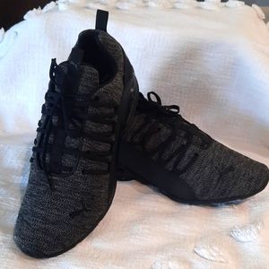 Puma sneakers men's size 13. Sharp gray/black color.